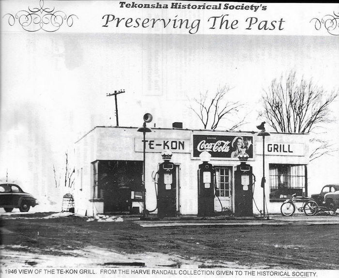 Tekon Grill (Te-Kon Grill & Truck Stop) - Historical Photo